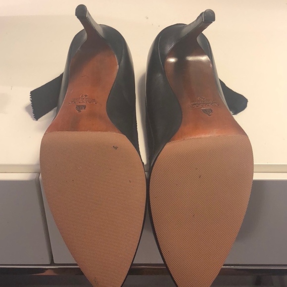 Lanvin Navy Blue Grosgrain Ribbon Pumps - Picture 8 of 8